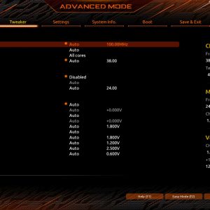Gigabyte B550 AORUS PRO BIOS 2