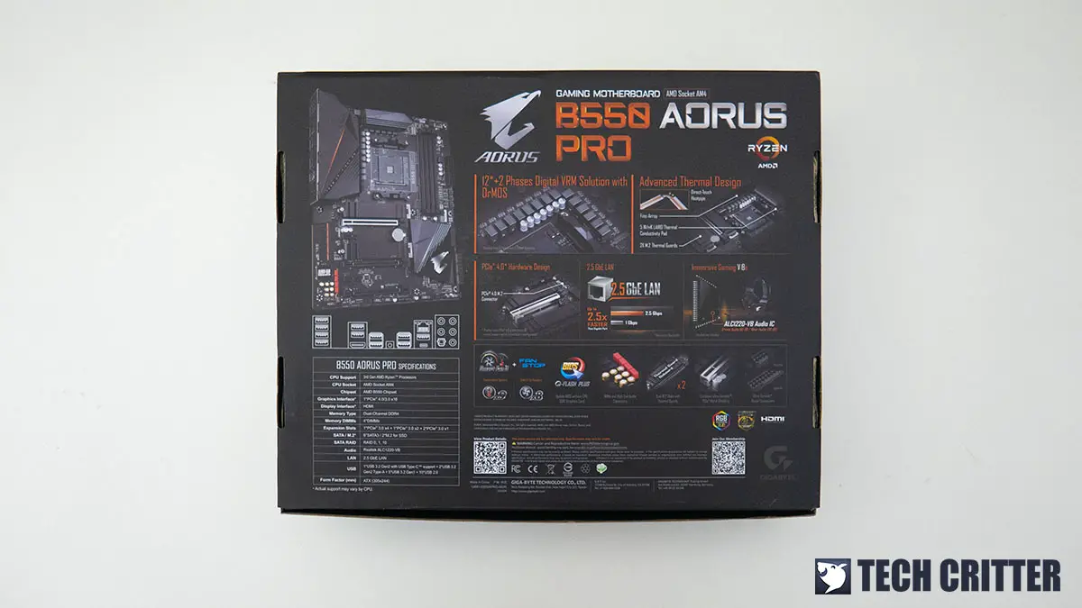 Gigabyte B550 Gaming X - Full ATX Motherboard Unboxing and Review 