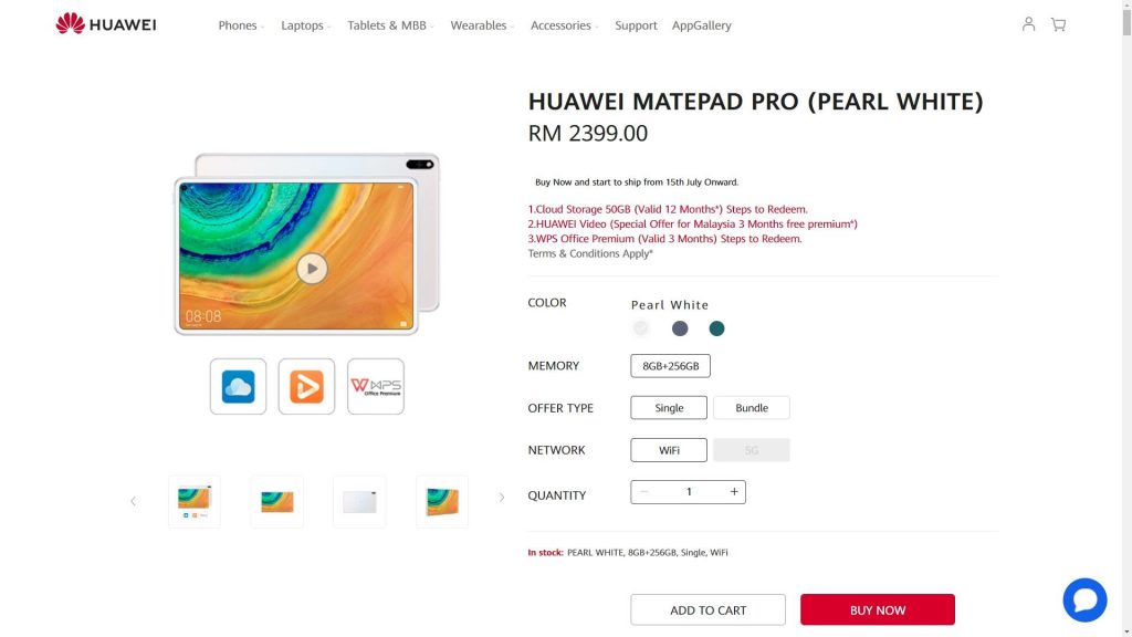HUAWEI MatePad Pro 1