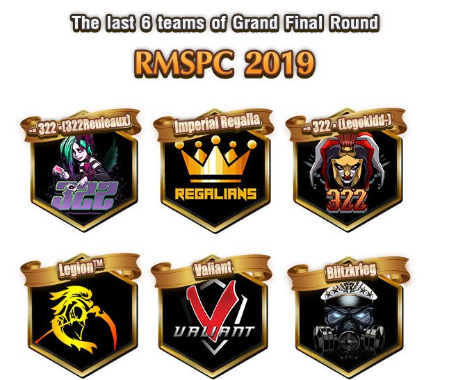 RMSPC 2019 6 Finalist Guilds