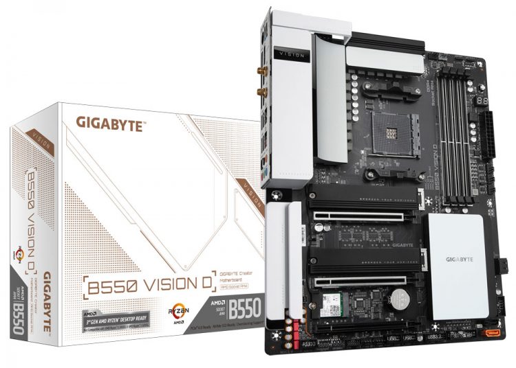 Gigabyte B550 VISION D Motherboard