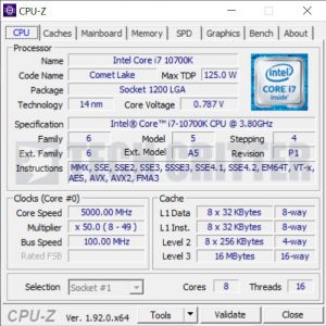 Gigabyte Z490I AORUS ULTRA Intel Core i7 10700K 5.0GHz