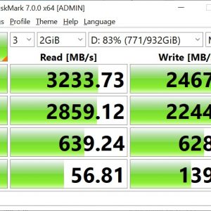 Kingston KC2500 CrystalDiskMark 2GB 2