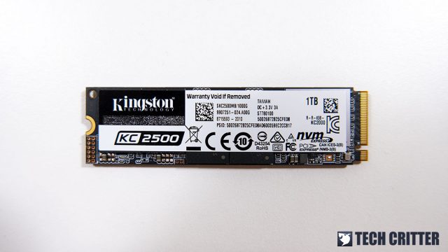 Kingston KC2500 NVMe SSD 2