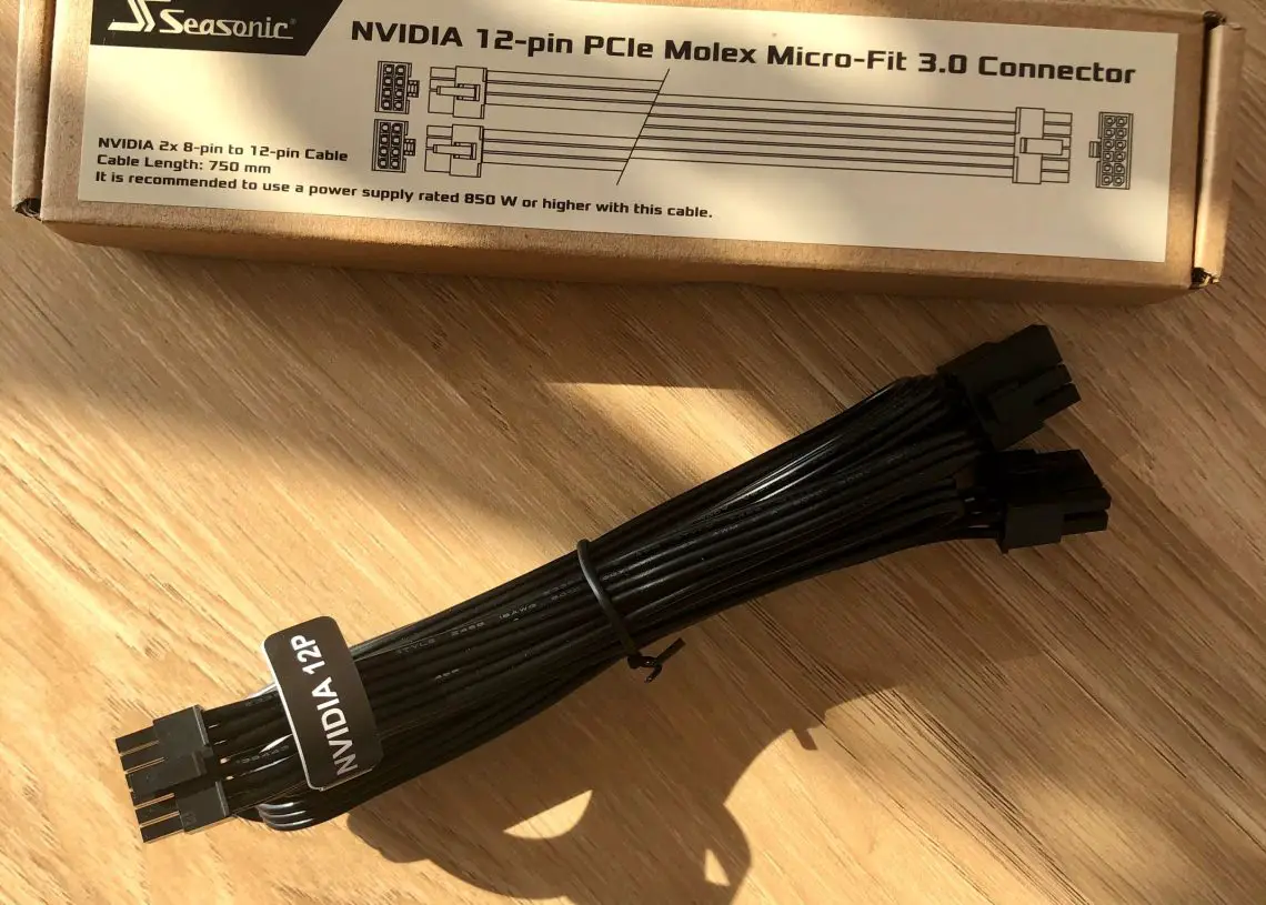 NVIDIA GeForce RTX 3090 12 pin PCIe Molex Micro Fit