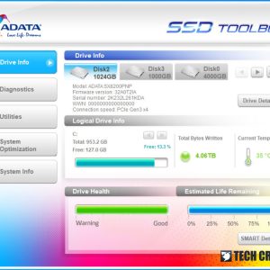 ADATA XPG SX8200 SSD Toolbox 1