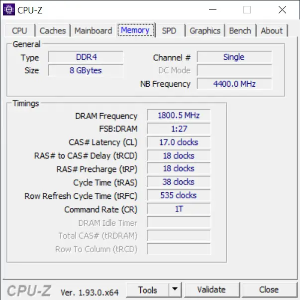 XLR8 RGB DDR4 3200MHz DDR4 3600 CL17