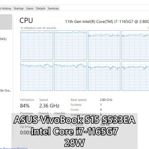 Intel Core i7 1165G7 comparison 15W vs 28W 7