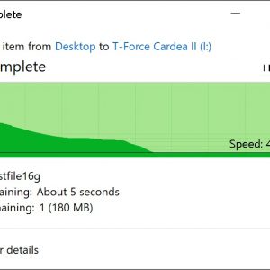 T Force Cardea II Copy From SSD 16G