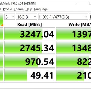 T Force Cardea II CrystalDiskMark 16GB a