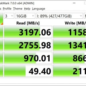 T Force Cardea II CrystalDiskMark 16GB b