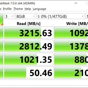 T Force Cardea II CrystalDiskMark 8GB a