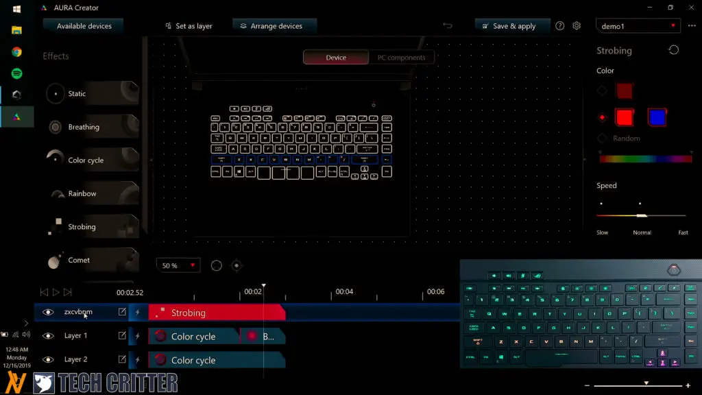 ASUS Aura Creator tutorial