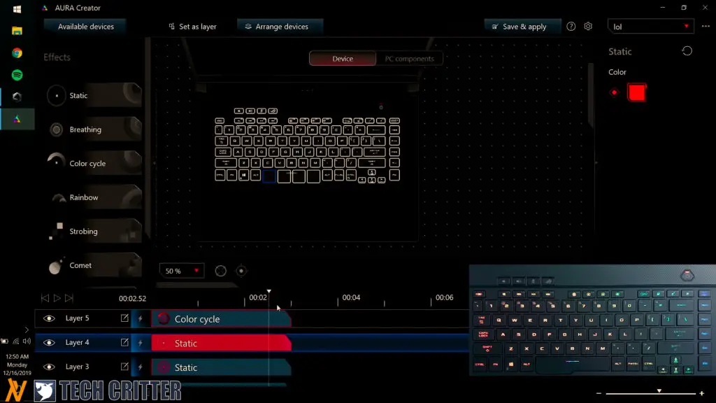ASUS Aura Creator tutorial