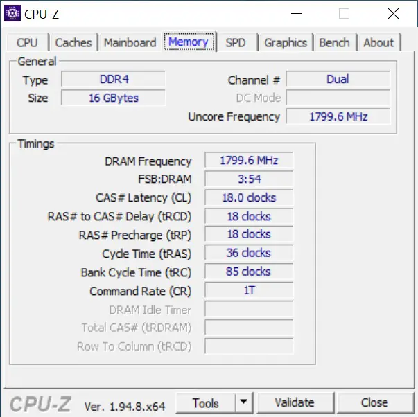 Ddr4 3600 deals cl18