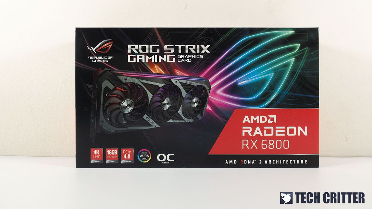 ASUS ROG STRIX Radeon RX 6800 OC Edition Review