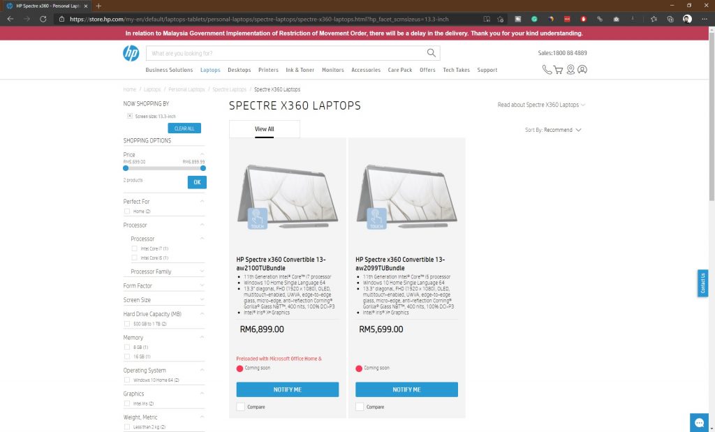 HP Spectre x360 13 13 inch price