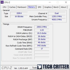 Intel i9 11900K DDR4 5000 CL19