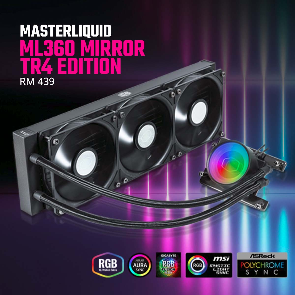 Cooler master masterliquid sales ml360 rgb tr4