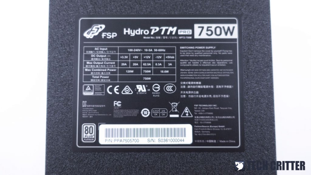 FSP Hydro PTM Pro 750W 9
