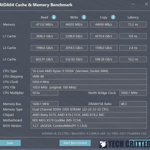 Teamgroup T Create DDR4 3200 CL22 AIDA64