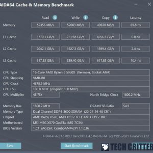 Teamgroup T Create DDR4 3600 CL20 AIDA64