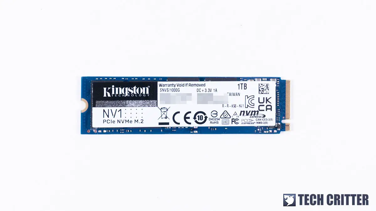 SSD 1To KINGSTON KC3000 PCIe 4.0 NVMe M.2 SSD