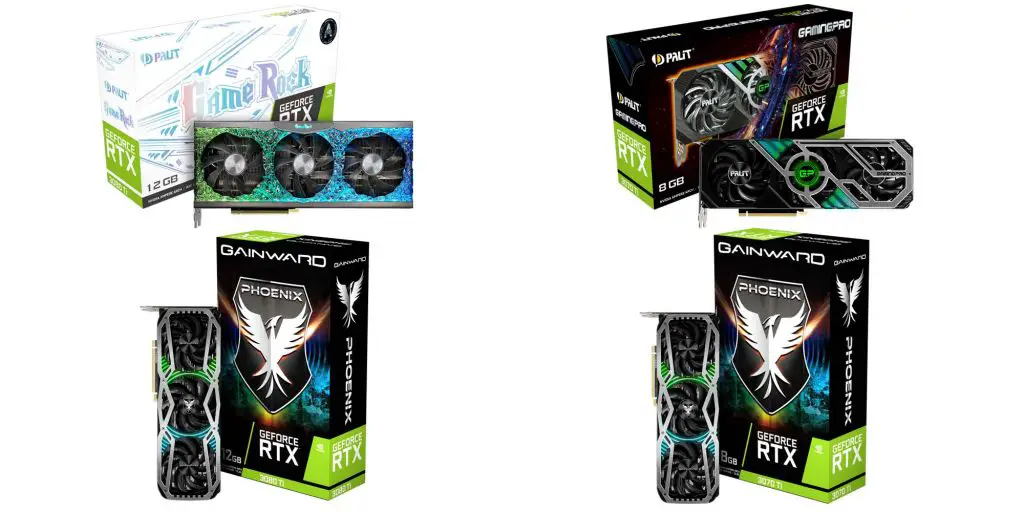 Palit GeForce RTX 3080 Ti 3070 Ti Gainward GeForce RTX 3080 Ti 3070 Ti