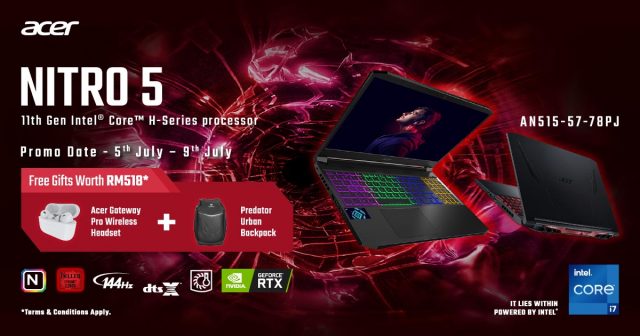 Acer Nitro 5 11th Gen Intel Core H