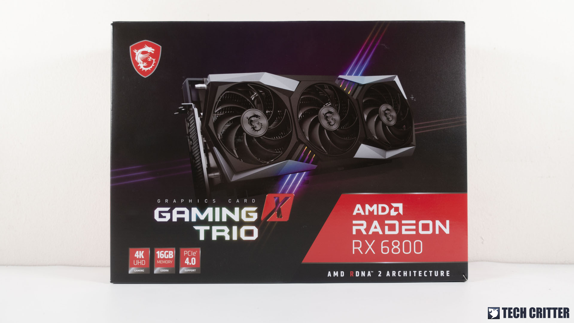 MSI Radeon RX 6800 Gaming X Trio 16G-Enthusiast Gaming graphics card -  AliExpress