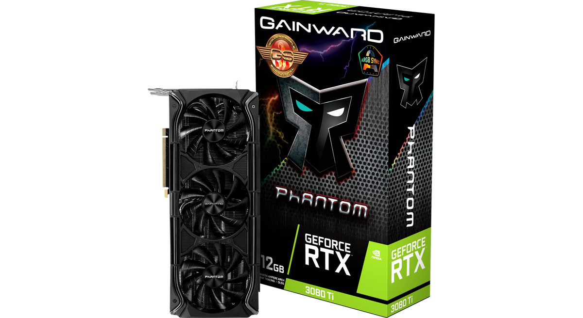 Gainward officially reveal its RTX 30 Phantom series graphics