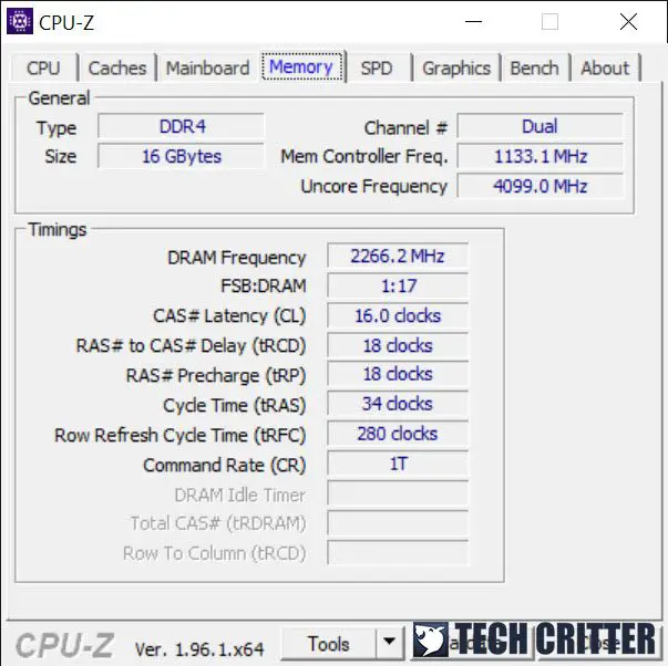 DDR4 4533 CL16 Manual