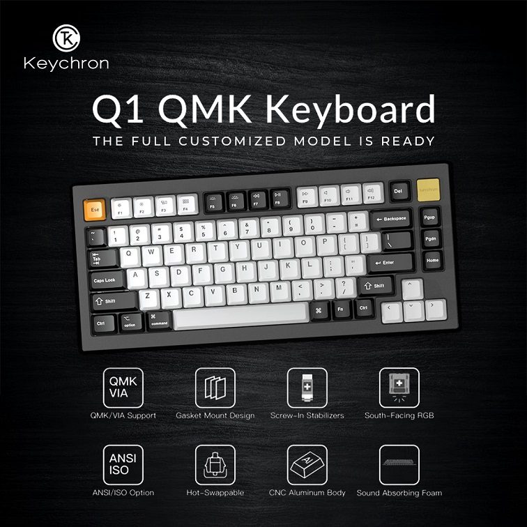 Keychron Q1 QMK Keyboard