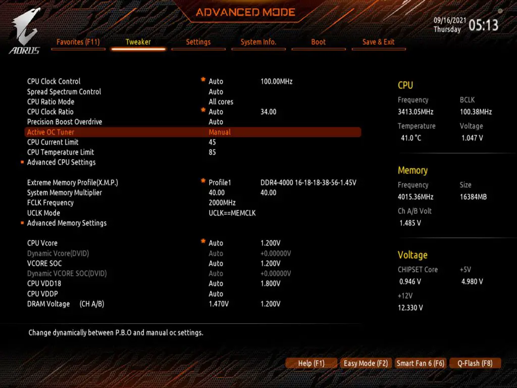 X570S AORUS Master Screenshot F3b BIOS S