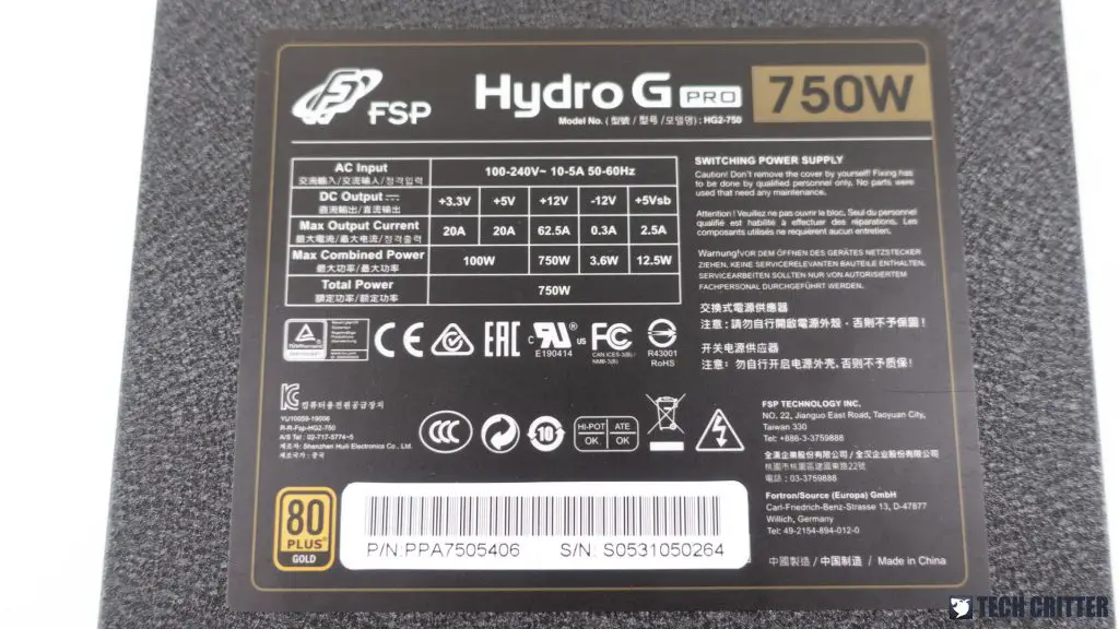 FSP Hydro G Pro 750W 10