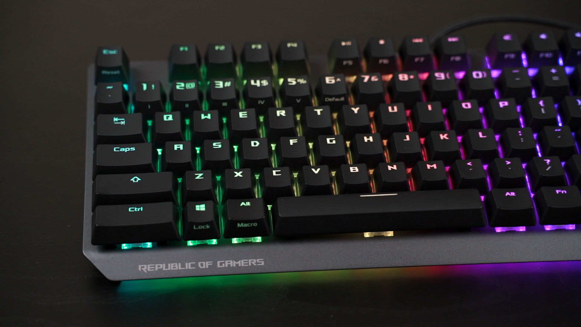 Nice RGB! ROG STRIX SCOPE NX TKL DELUXE review! 