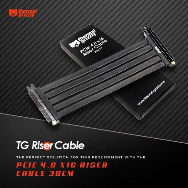 Thermal Gizzly PCIe 4.0 x16 Riser Cable 30cm