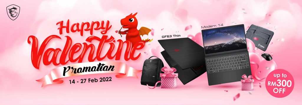 MSI Valentines 2022 Promotion MY