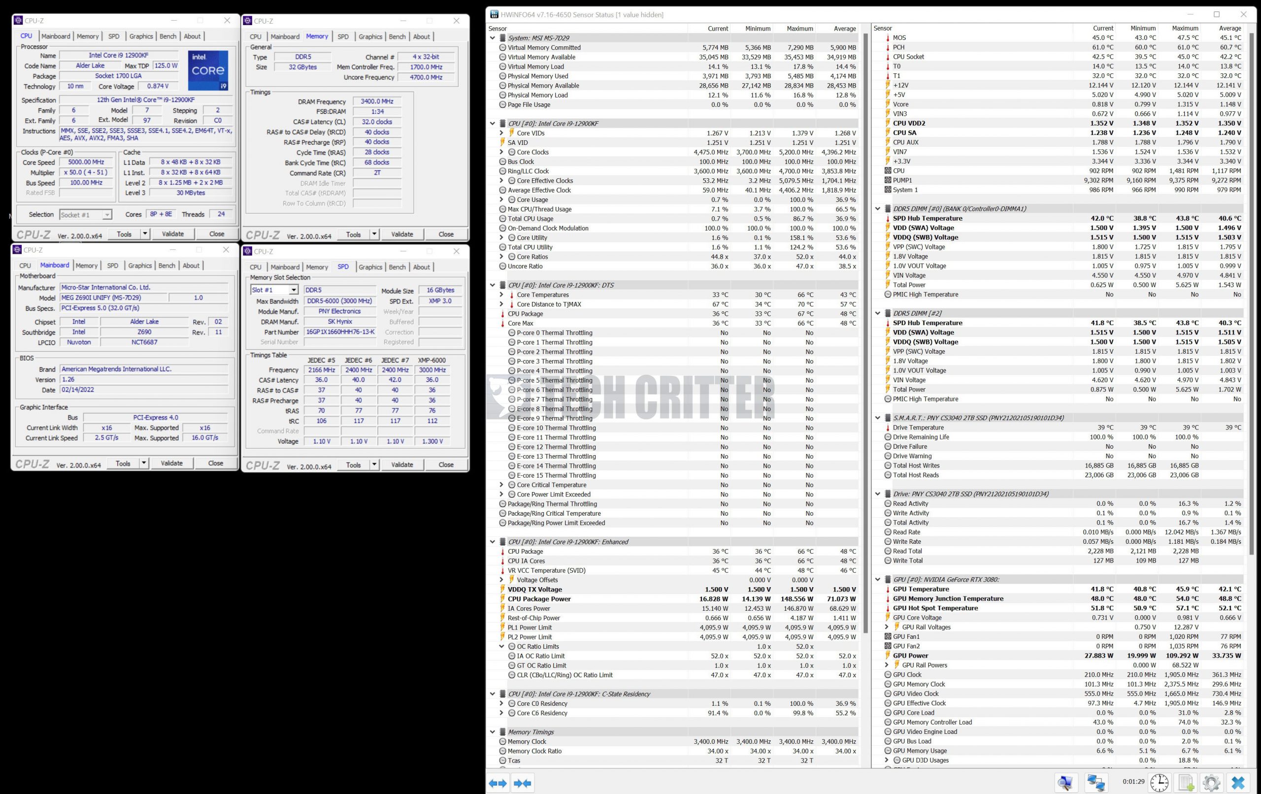 PNY MAKO RGB 32Go (2x16Go) DDR5 6000MHz - Mémoire PC PNY sur