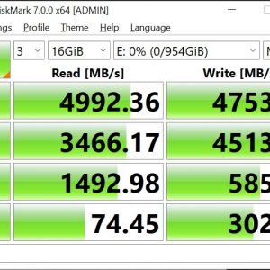 Patriot P400 CrystalDiskMark 16GB 1