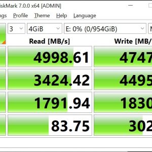 Patriot P400 CrystalDiskMark 4GB 1