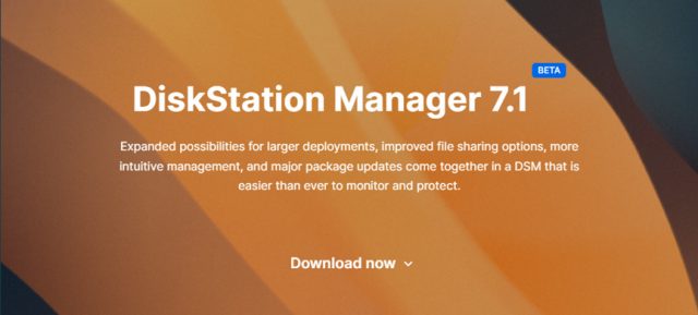 Synology DiskStation Manager 7.1
