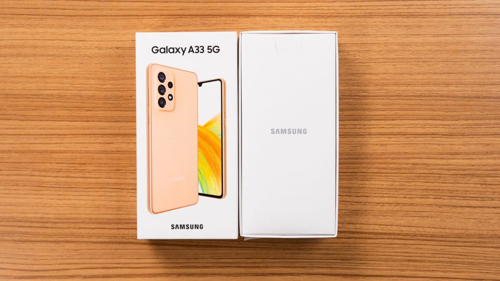 Samsung Galaxy A33 unboxing