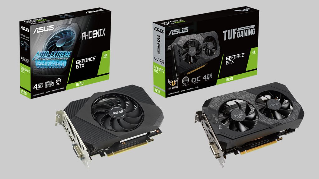 ASUS Phoenix and TUF Gaming GTX 1630 featured