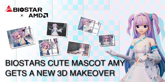 BIOSTAR RACING series 3D Mascot Amy featured