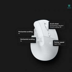 Logitech Lift vertical ergonomic mouse 00017