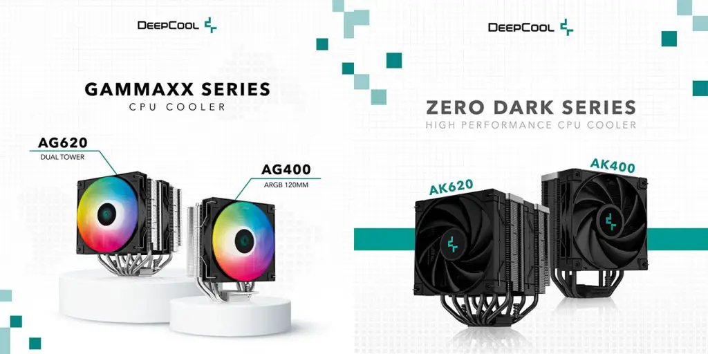 DeepCool Gammax and Zero Dark Series