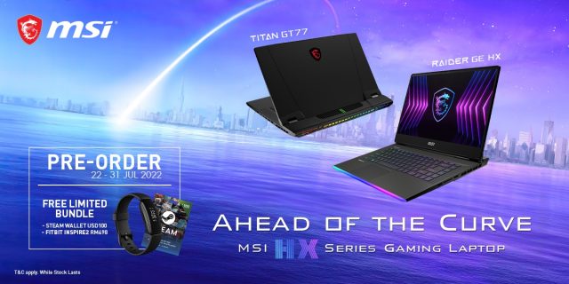 MSI HX Series Gaming Laptop Preorder