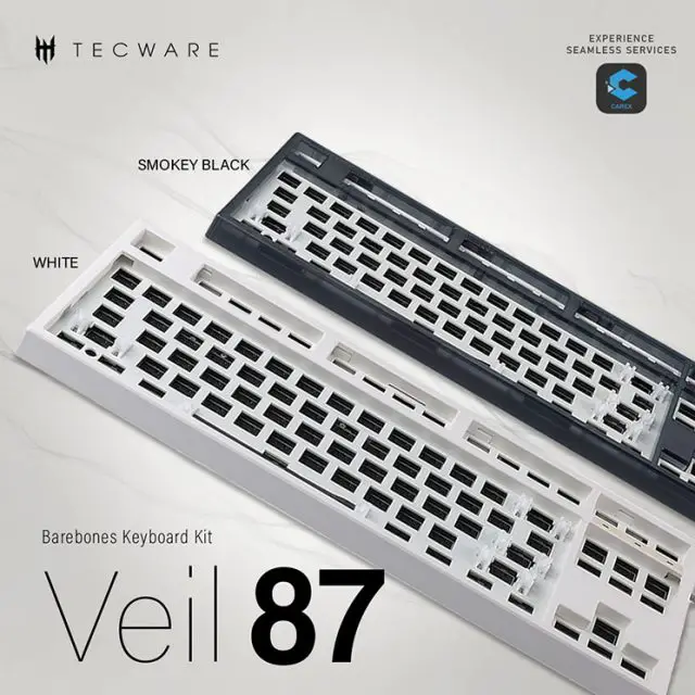 Tecware Veil87 Barebores Keyboard Kit