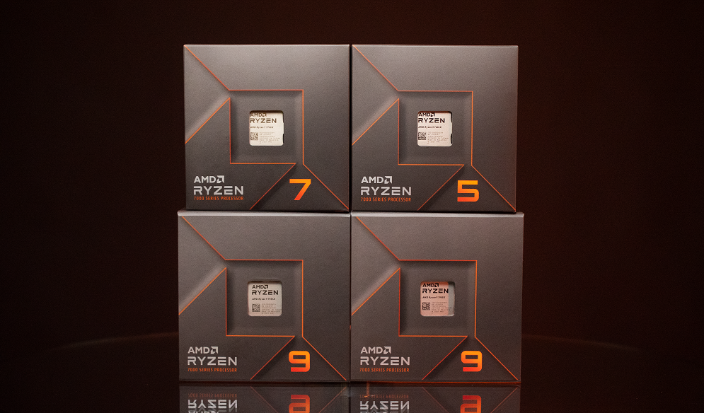AMD Ryzen 7000 series desktop processors lineup box